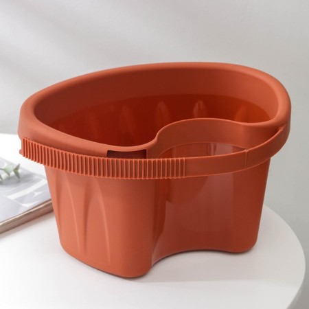 Kashpo on the drain pipe "Alia", 3.5 l, the color of the terracotta-1