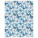 Pillow Blouse "Blue butterflies, decorative, size 16x45 cm