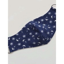Reusable protective mask, blue color