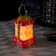 LED figure "Red Gift with Gingerbread" 6.3 × 11.5 × 6.3 cm, plastic, AAAX3 batteries (not complete), flame effect
