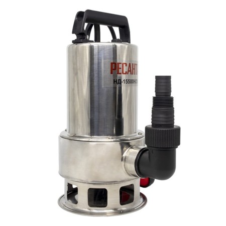Drainage pump "Resanta" ND-15500N/35, 1100 W, 258 l/min, pressure 10 m