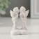Polystone souvenir "Snowty angels - the first kiss" 6.2x4x3.6 cm