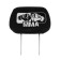 Caps for MMA head restraint, black, set 2 pcs