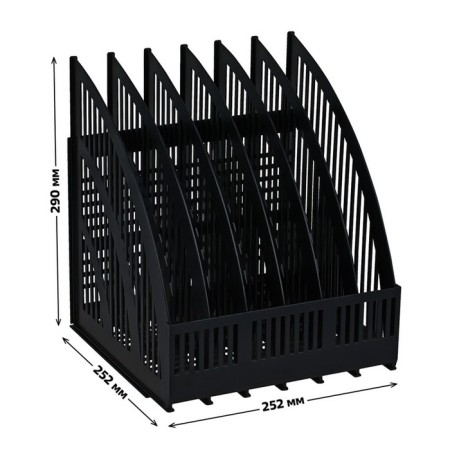 Settlement, vertical, line, 6 departments, black-1