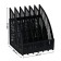 Settlement, vertical, line, 6 departments, black