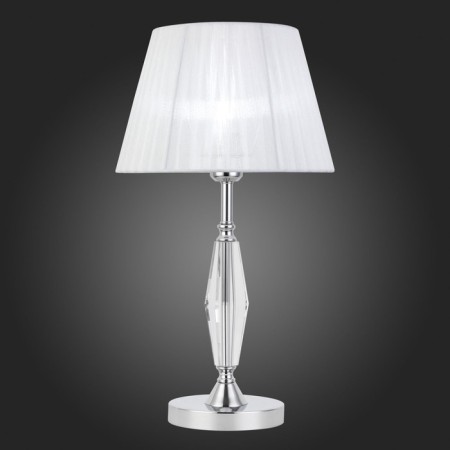 ST LUCE bedside lamp. SL1756.104.01. Bello. 1x40 W, E27, 30x30x52 cm, chromium color-2