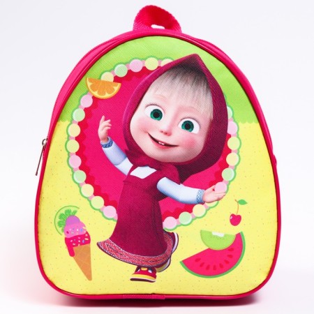 Baby backpack, 23x21x10 cm, Masha and the bear-2