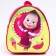Baby backpack, 23x21x10 cm, Masha and the bear