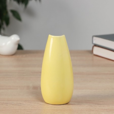 VAZA Ceramics Table "Belen" 12.5x5 cm, yellow-1