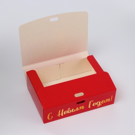 New Year. Gift New Year's folding, packaging, “Happy New Year”, 16 × 12 × 5 cm.-2