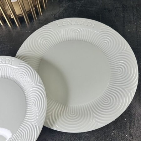 Set of plates Lenardi Bamboo, D = 21.5 cm, 6 pcs