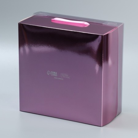 Gift folding box, packaging, "pink", 20 x 20 x 10 cm-5