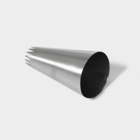 Konfinett confectionery nozzle "French star", d = 3 cm, output d = 1 cm, stainless steel-3