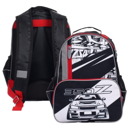 School backpack, 37 x 26 x 13 cm, ergonomic back, calligrata orth "machine"-5