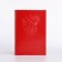Cover for passport, red color