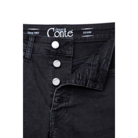 Women's jeans modeling CONTE ELEGANT, size XS, color Washed Black-6