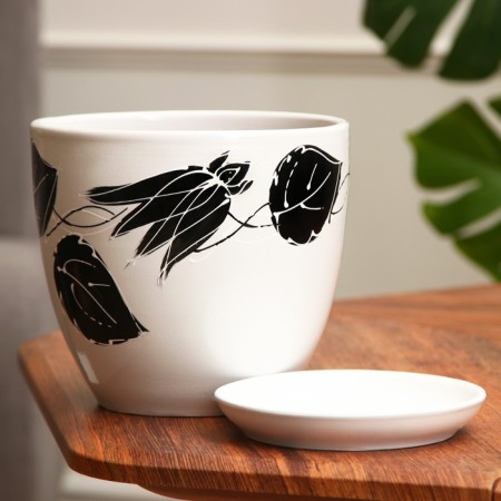 Flower Gothic Pot 2.5l with a stand-4