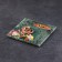 Magnet "Lizard", square, 5 cm, coil, gypsum, minerals