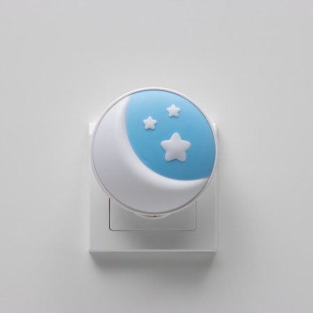 Nightlight "Month with the Gresting" 1W LED light sensor 8.5x8.5x7cm-4