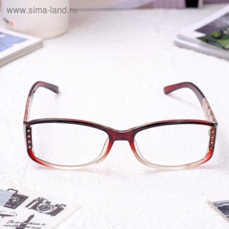 Finished glasses east 6621, burgundy color, +1-3