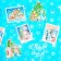 Packaging paper "New Year's brands", gloss, 1 sheet, 80 g/m2, 70 x 100 cm