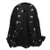 School backpack, 39 x 30 x 20 cm, Grizzly, ergonomic back, + keychain, black
