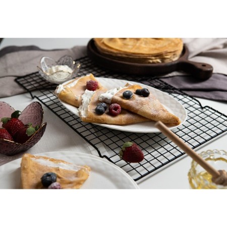 Porcelain dining plate Magistro "glare", 25 × 16.5 × 1.5 cm, white color-10