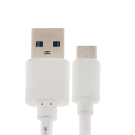 Luazon, Type -C - USB, 1 A, 3 m, white cable-3