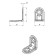 MK-1 bracket, 22 x 22 mm, zinc coating