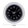 Quartz clock, D-2.5 cm, LQ377A, discrete move, black