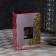 LED figure “Lantern with Santa Claus and Christmas tree” 7.5 × 14 × 4.2 cm, plastic, sparkles, batteries AG13x3, glow warm white