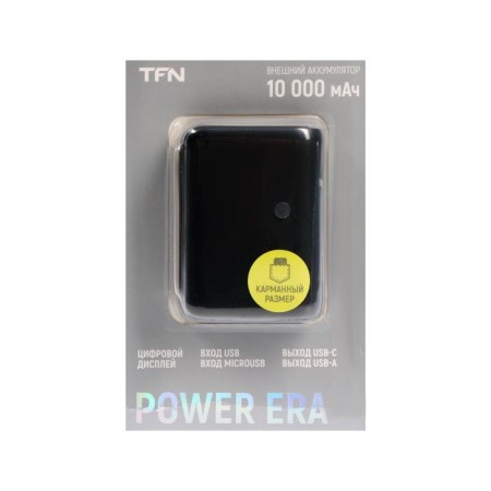 External battery TFN Power Era 10, 10000 mAh, 2 USB, Type-C, MicroUSB, Black-7
