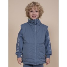 Vest for boys, height 140 cm, jeans color