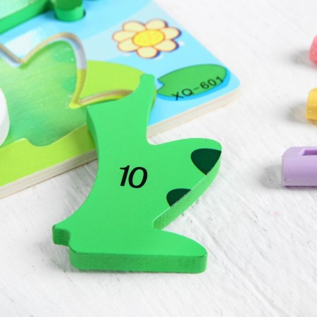 Developing toy "Frog" 0.7 × 22 × 22 cm-2