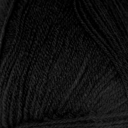 Yarn "Superlana Tig" 25% wool, 75% acrylic 570m/100g (60 black)