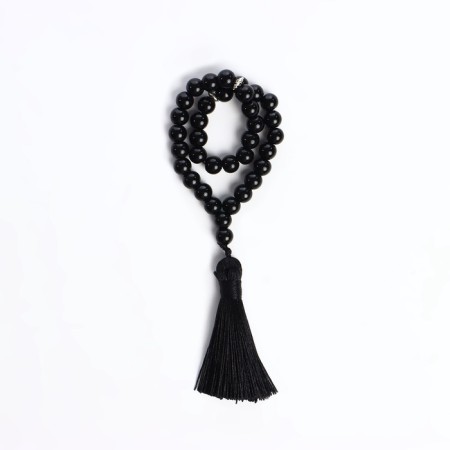Parsing Muslim ball No. 8 “Agat Black”, 35 beads through a jumper-2