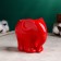 Pot "Elephant" red, 12x8.5x10cm