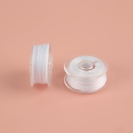A set of rumps with threads, in the organizer, d = 20 mm, 25 pcs, white color-3