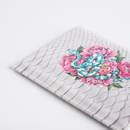 Passport cover, gray color-4