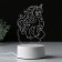 Acrylic lamp "Dream", model GBV-0121