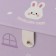 Casket to the leatherette for decorations House "Bunny" Lilac 16.5x19x16.5 cm