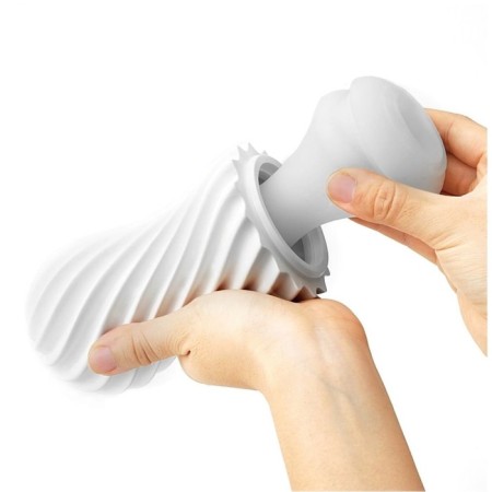 Masturbator Tenga Flex Silky White-3