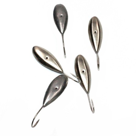 Mormyshka soldering yaman seed, weight 2.49 g, nickel, packaging 5 pcs.