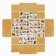 Retro team box, 17 x 17 x 7 cm, new year