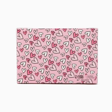Box for confectionery products with PVC “Heart” lid, 22 × 15 × 3 cm-4