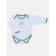 Body baby with a long sleeve Rant Rainbow, height 68 cm, green color
