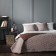 Kaspian set: covering 160 x 220 cm, pillowcase 40 x 40 cm - 2 pcs, cappuccino color