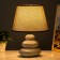 Staine table lamp E14 40W gray-brown 23x23x33 cm Risalux