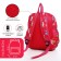 Baby backpack on lightning, external pocket, raspberry color