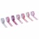 Adhesive Washi-tanks for the decor "heart", 15 mm x 3 m (set 7 pcs) rice paper